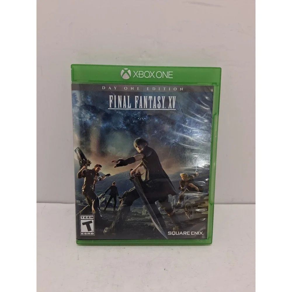 Final Fantasy XV Day One Edition Xbox One Square Enix RPG Video Game Disc Case